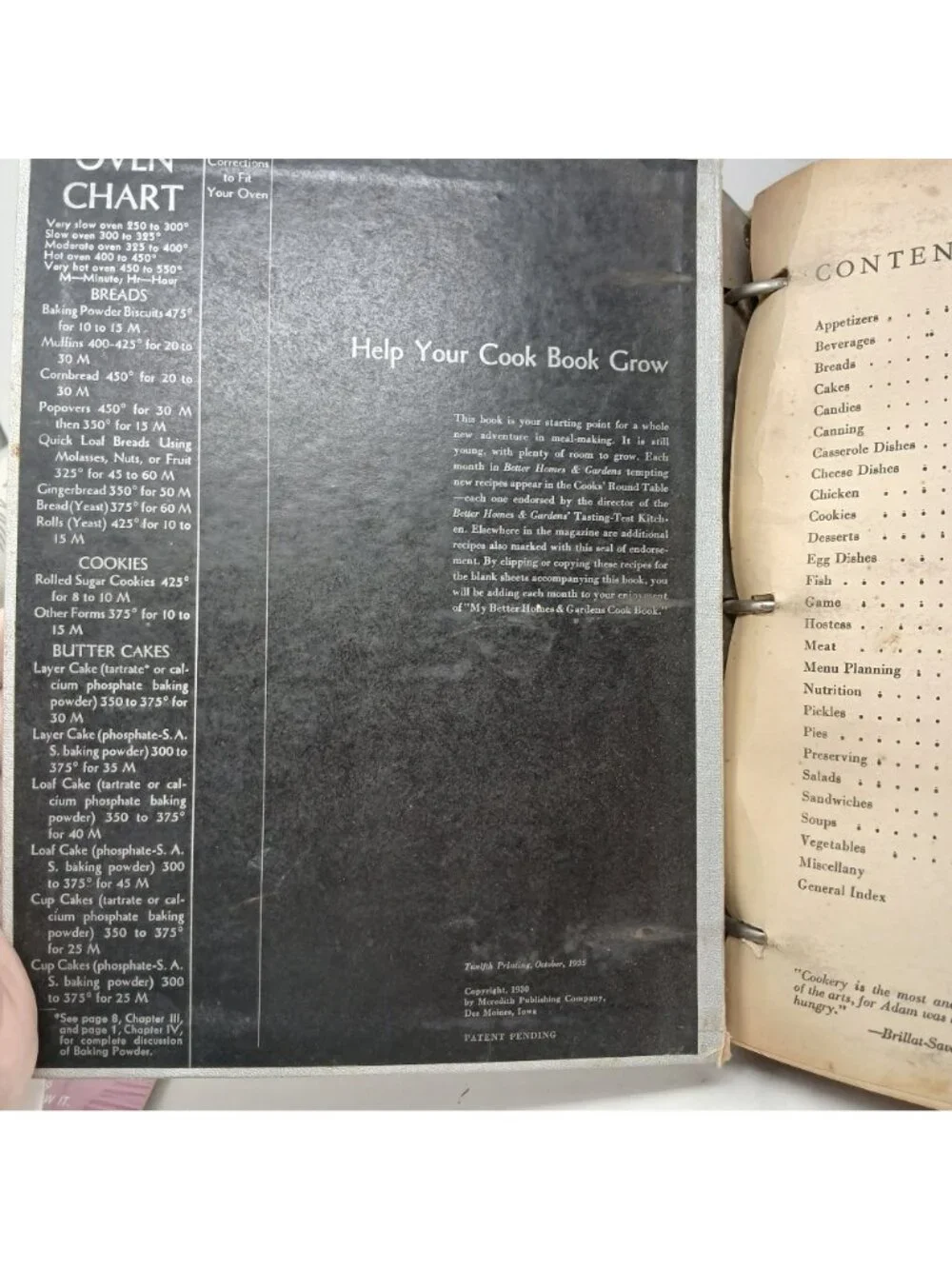 My Better Homes & Gardens Lifetime Cook Book 1935 Twelfth Printing #S-6